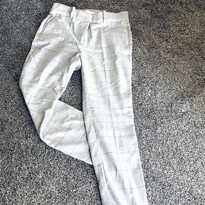H&M womens dress pants, grey plaid